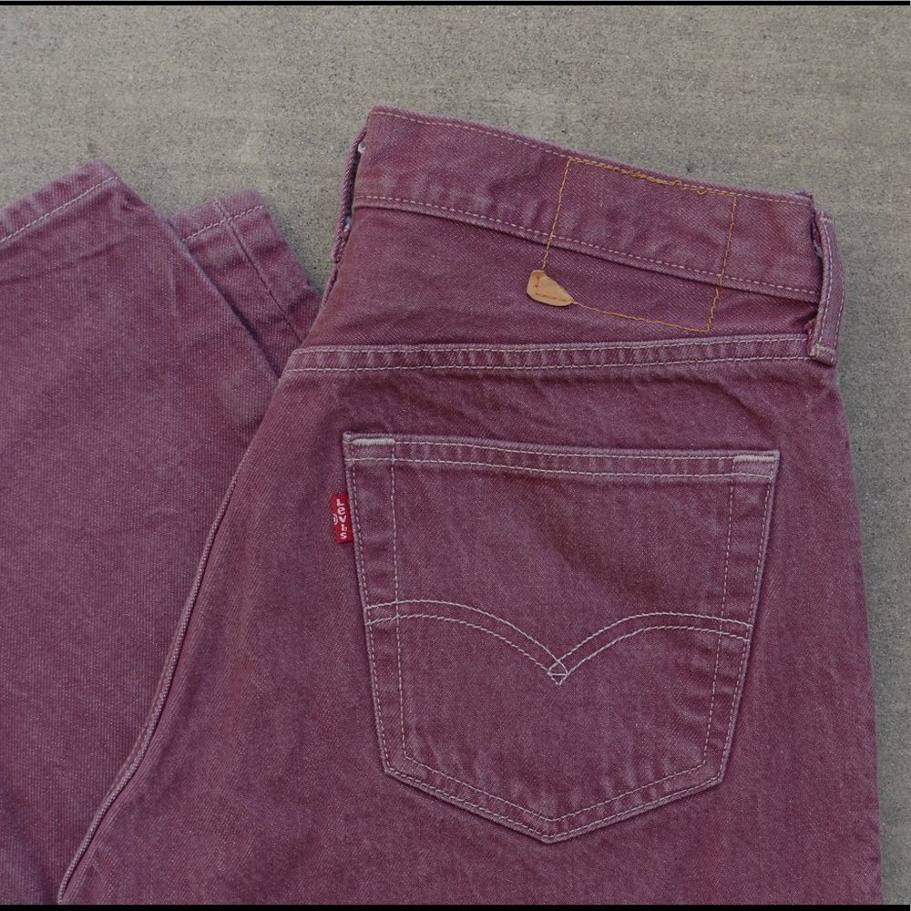 Red Levi Jeans